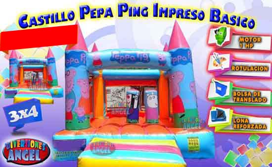 Castilo de Peppa Ping Impreso 3X4